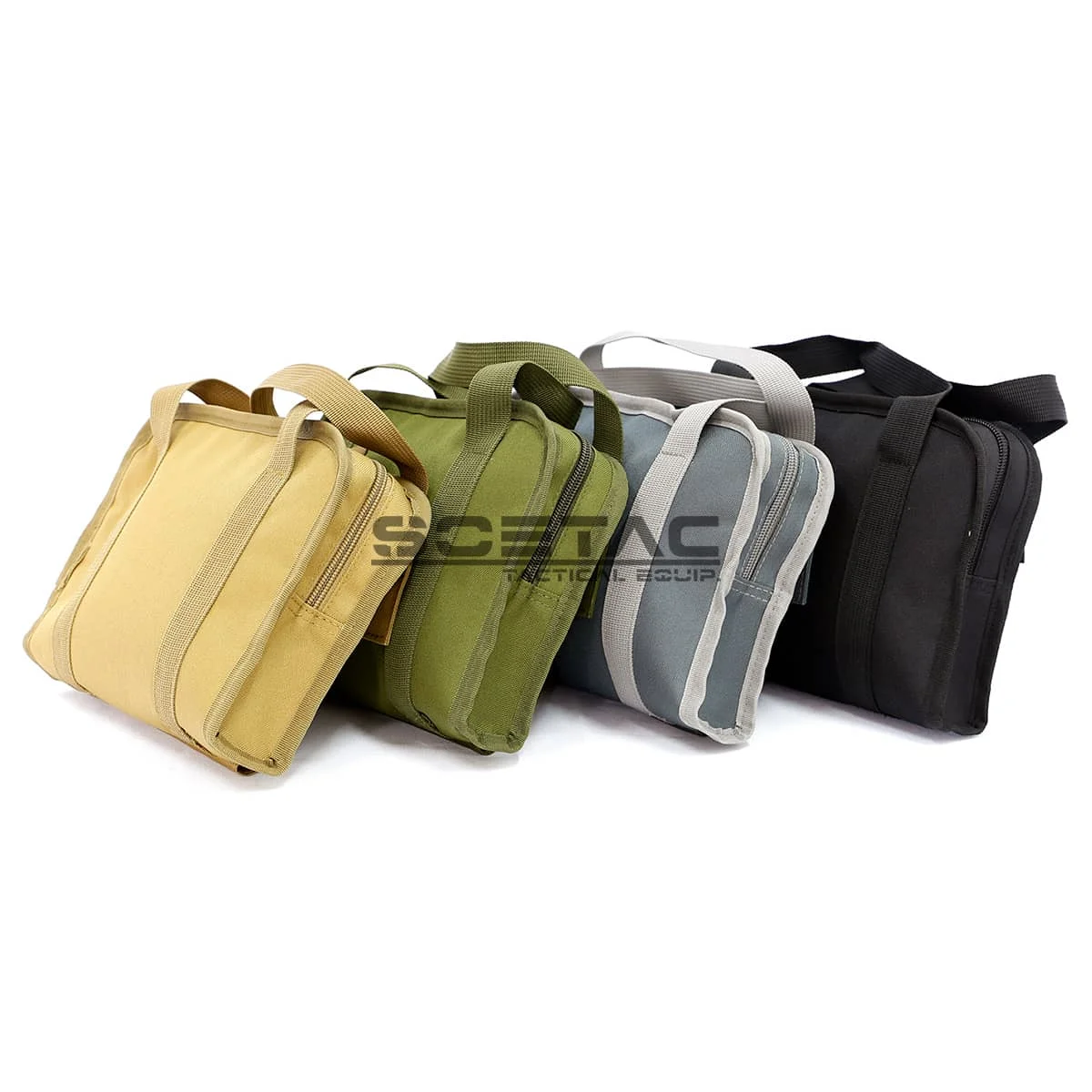 SOETAC-Bolsa de pistola táctica Glock Molle, funda protectora de nailon para pistola de caza, almacenamiento portátil