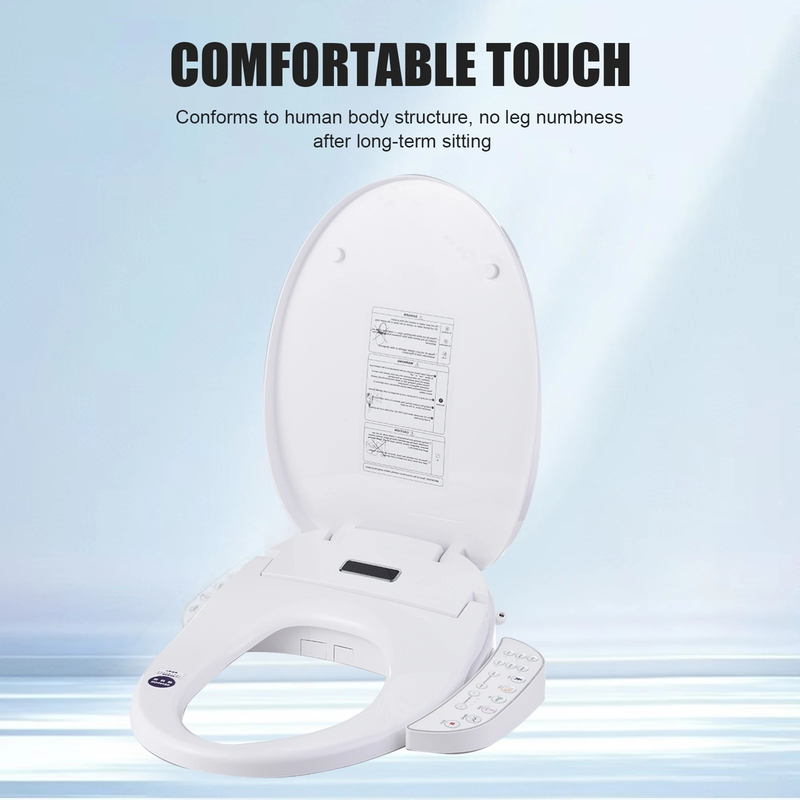 Electric Bidet Toilet Seat Soft Close Heated Bidet Toilet Seat Elongated Toilet Seat Smart Bidet Toilet Seat Toilet Bidet