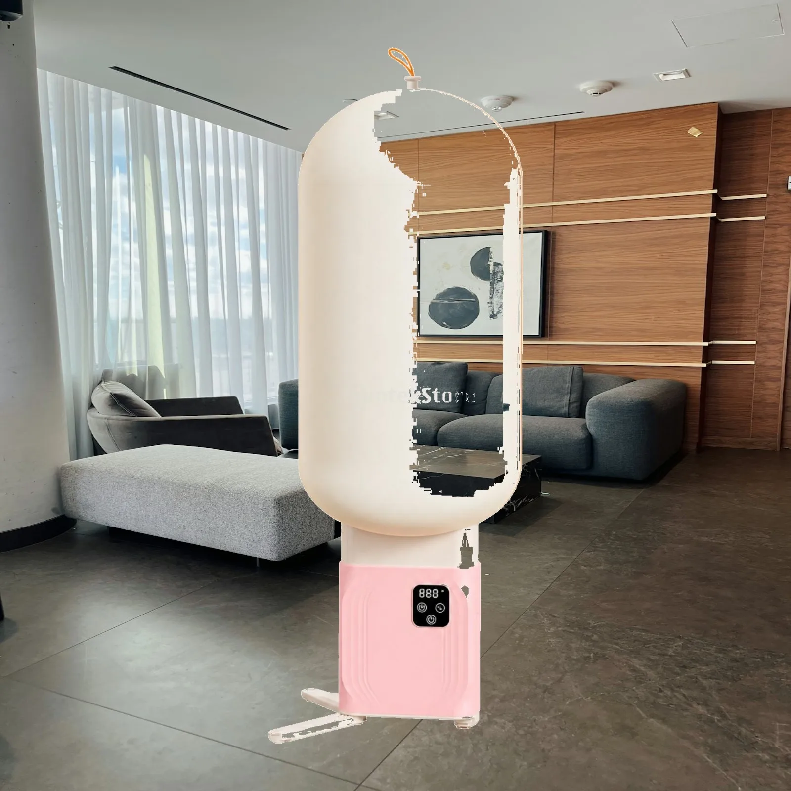 Foldable Dryer with Shoe-Drying Supports Mechanical Controls Drying Rack Appliance for Travel, Dormitories