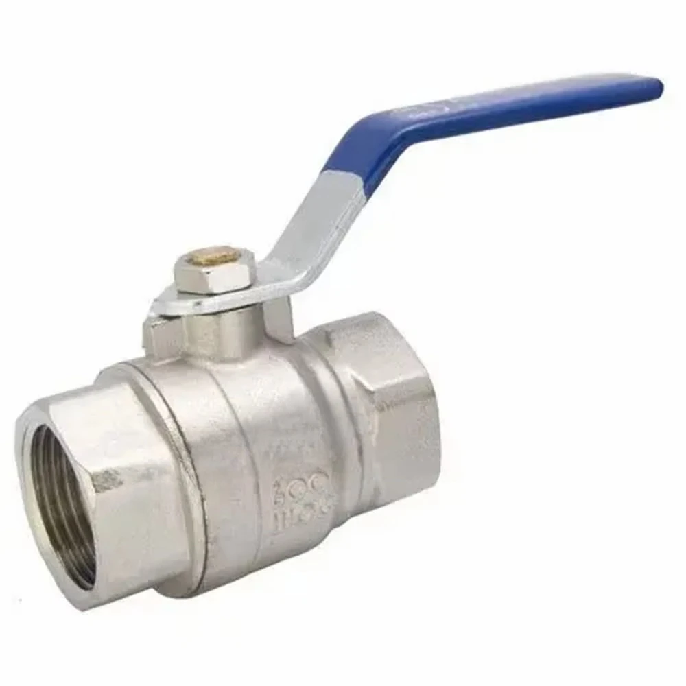 High quality nickel plated forged brass ball valve