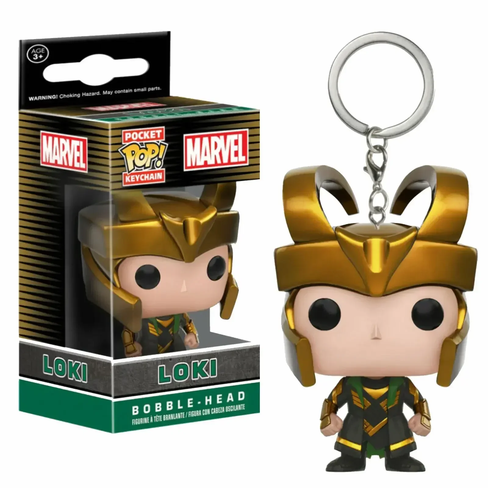 ใหม่ Funko POP พวงกุญแจของเล่น Pocket Pop พวงกุญแจจระเข้ Loki Action Figure Bobble Head Loki คอลเลกชันของเล่นพวงกุญแจของขวัญ