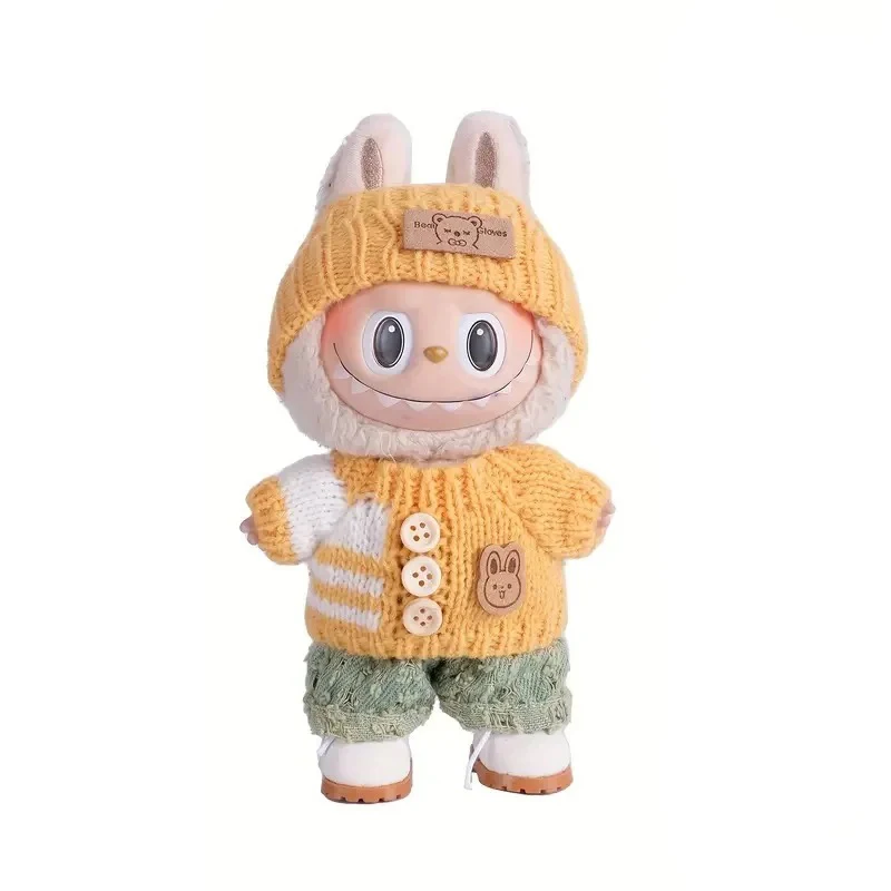 

Fashion Clothes Wear For 17cm Labubu, 6.7inch Doll Clothes Dolls And Accessories Cute Decoration Little Cloths( not doll)