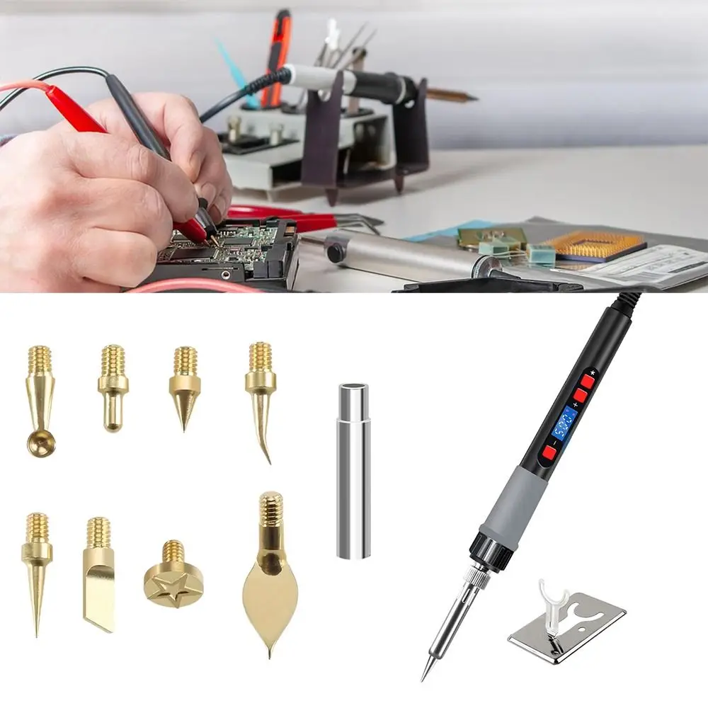 

9PCS/Set Gold 3D Printer Accessories Electrician Maintenance Tool 3D Printing Modify Finishing Tool Appliance Repair Welding
