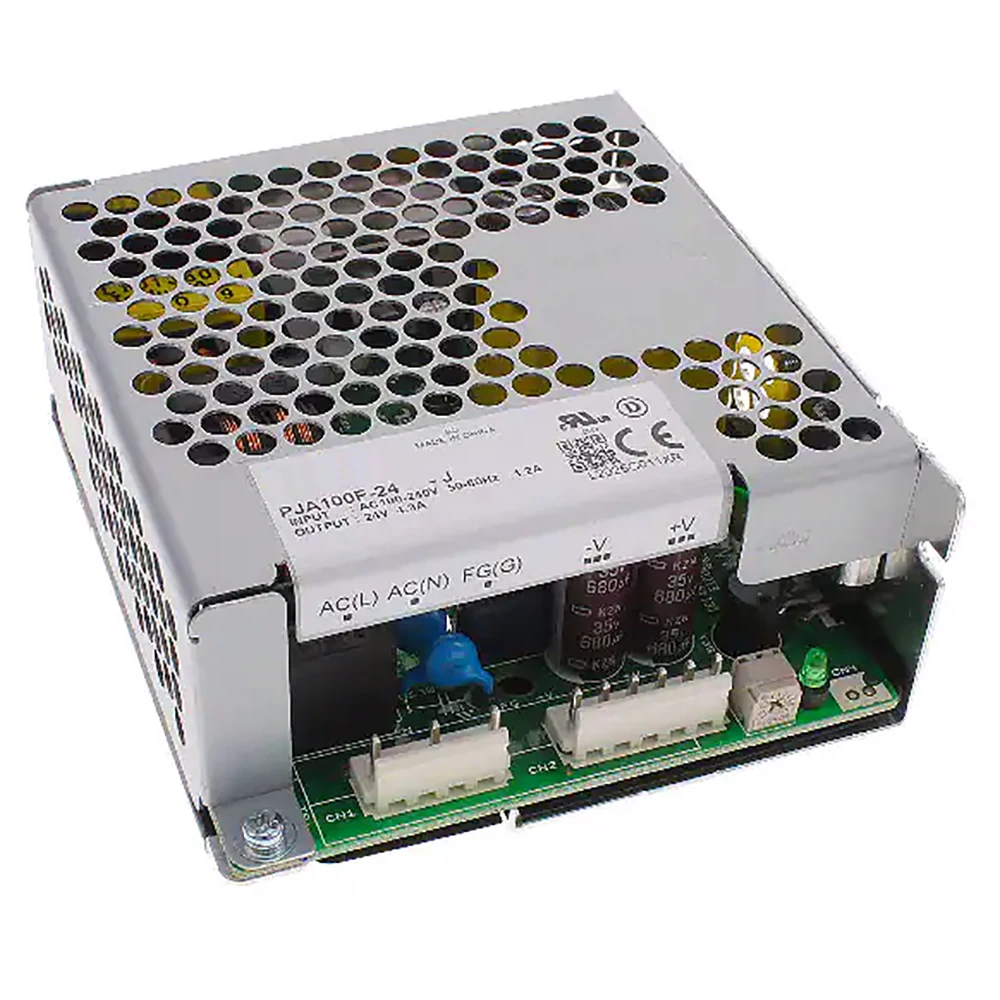 

Блок питания AC/DC PJA100F-24, 100 Вт, вход AC 100-240В 50-60Гц 1.2А, выход 24В 4.3А