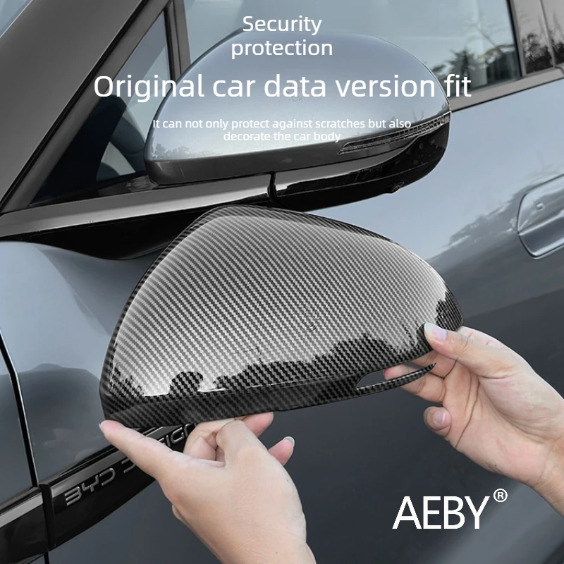 For BYD Atto 2 Smart Driving Editio 2024 with Built-in Rain Guards,Mirror Cover with Rain Visor,Anti-Scratch & Waterproof