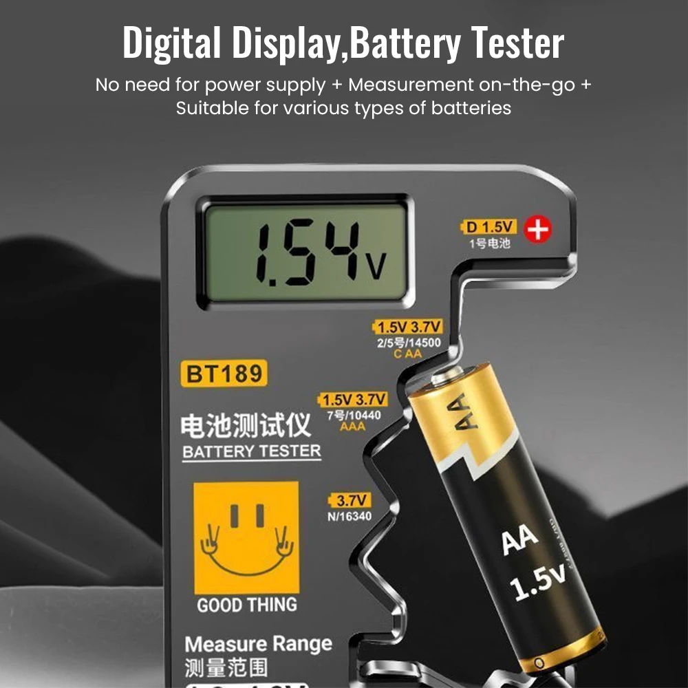 Battery Tester Battery Capacity Tester Battery Indicator Remaining Battery Tester