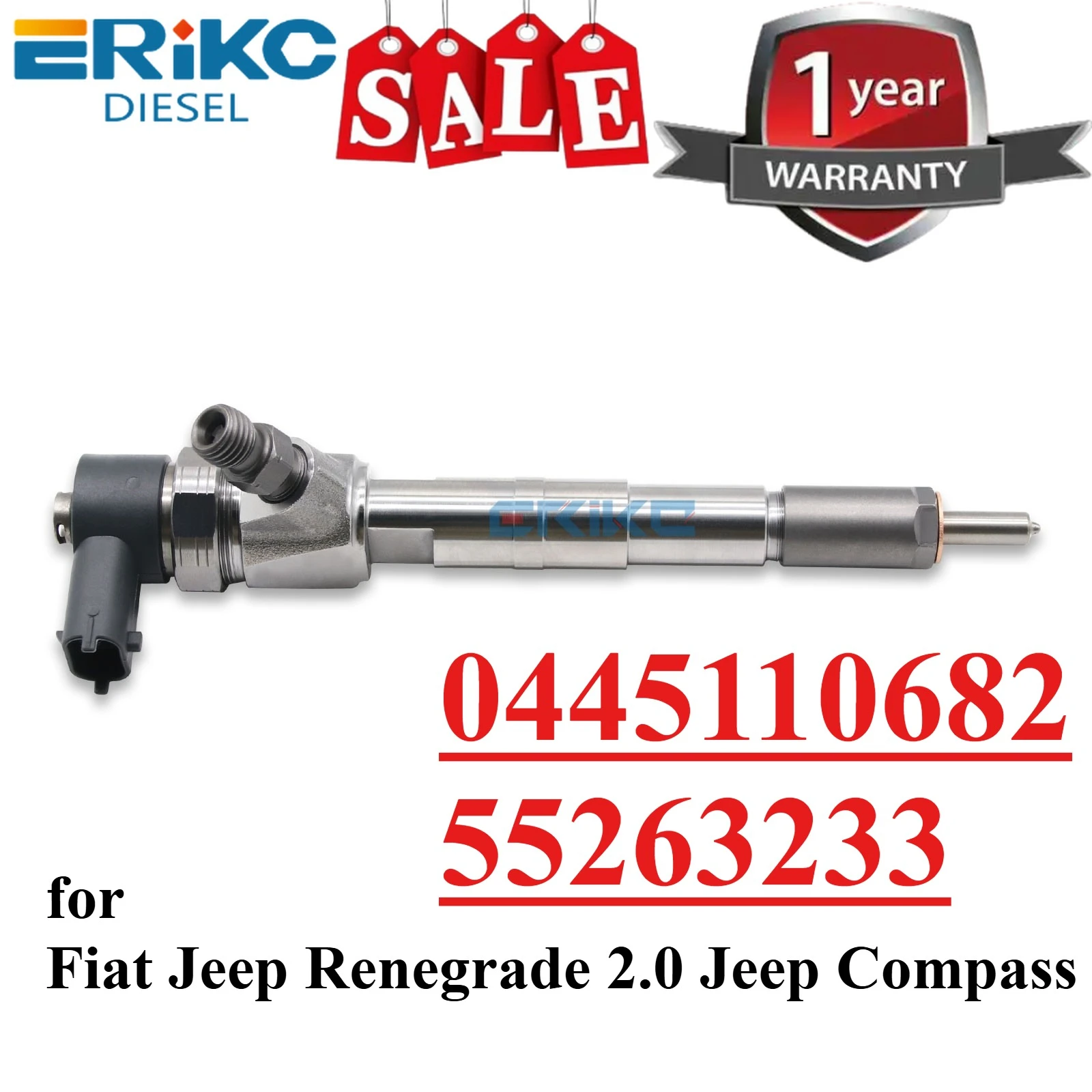 0445110682 FUEL INJECTOR OEM 0 445 110 682 FOR ALF A ROMEO GIULIETTA FIA T 2.0 500X TOR O JEE P