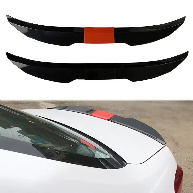 Universal Adjustable Car Tail Rear Spoiler Wing 115.5-129cm 3Pcs UV Resistant for Auto Exterior Decoration Accessories