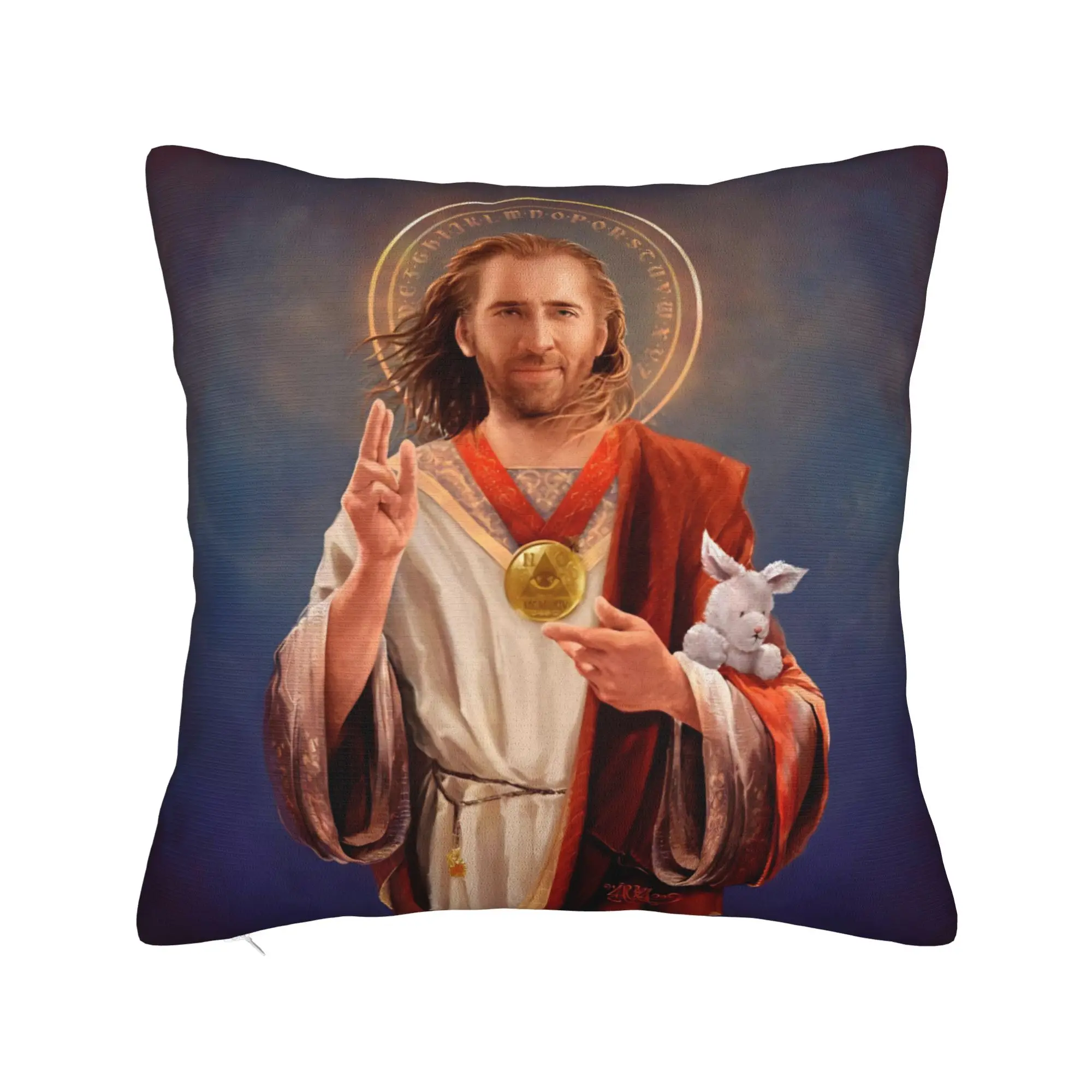 New Style Bedroom Nicolas Cage Decorations Pillowcase Stuff  Pillow Cover Square Multi Size