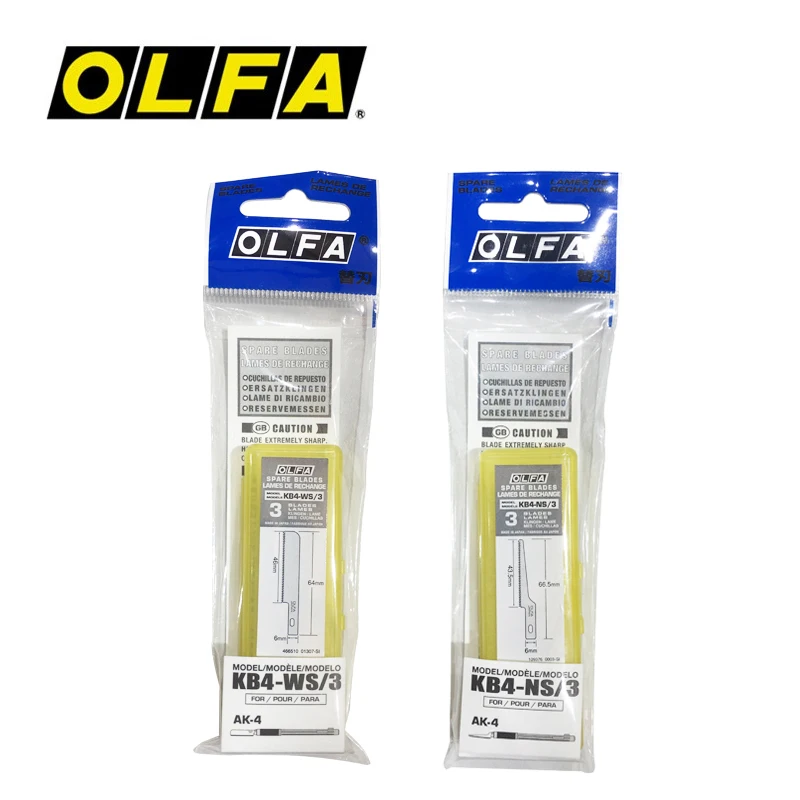 OLFA KB4-WS/3 ، KB4-NS/3 نموذج شفرة المنشار الحرفية أدوات منشار يدوي قطع شفرات ل AK-4 (167B) TAMIYA 74111 يدوية الحرفية المنشار
