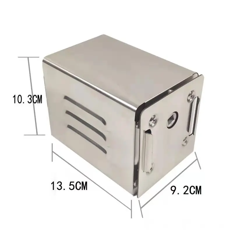 127M 220V BBQRotisserie Motor Stainless Steel Mini Rotating Spit for Outdoor Grill Roasting Rack, Suitable for 3-5 People