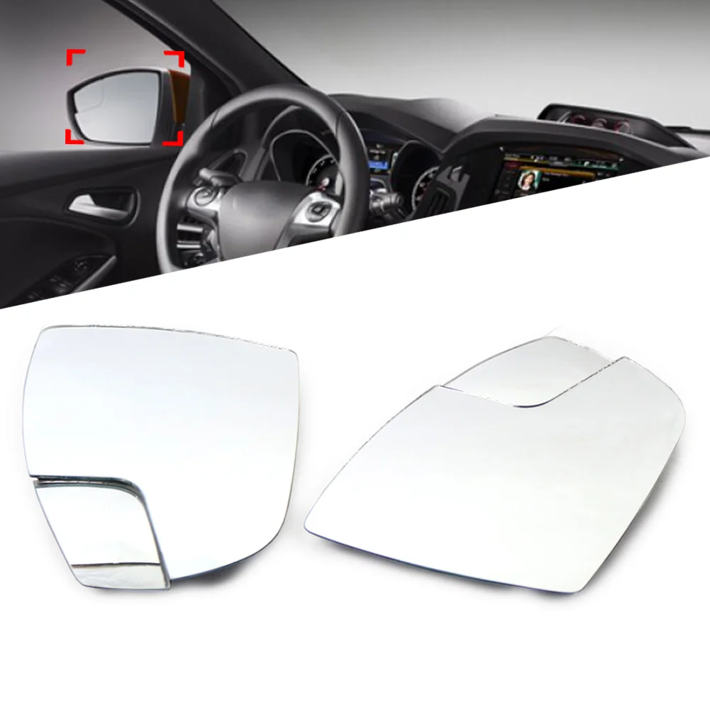 1Pcs Car Blind Spot Lane Change Assist Rearview Wing Mirror For Ford Focus 2012-2018 USA Version Only