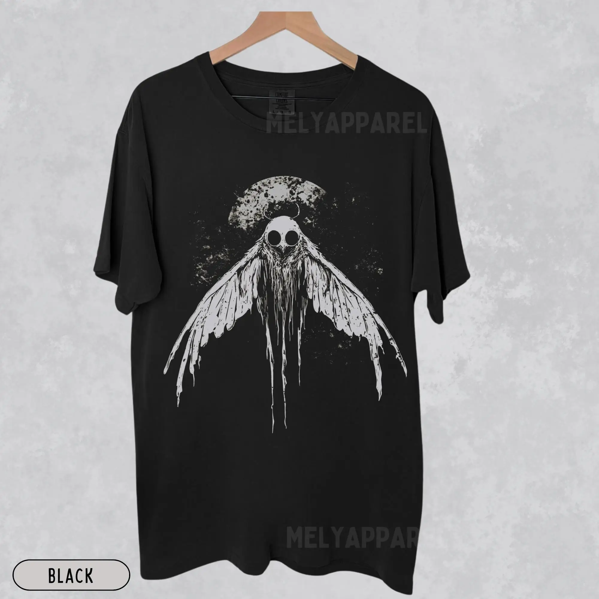 Cryptozoology Shirt Mothman Graphic Tee Cryptid Gift for Him or Her Folk Horror Retro Crewneck Mystical Weirdcore Tshirt