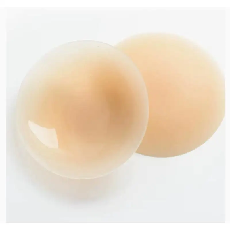 Silicone Breathable Round Cup Push Up Bra Self Adhesive Strapless Invisible Bra Adhesive Breast Pasty NChest Paste