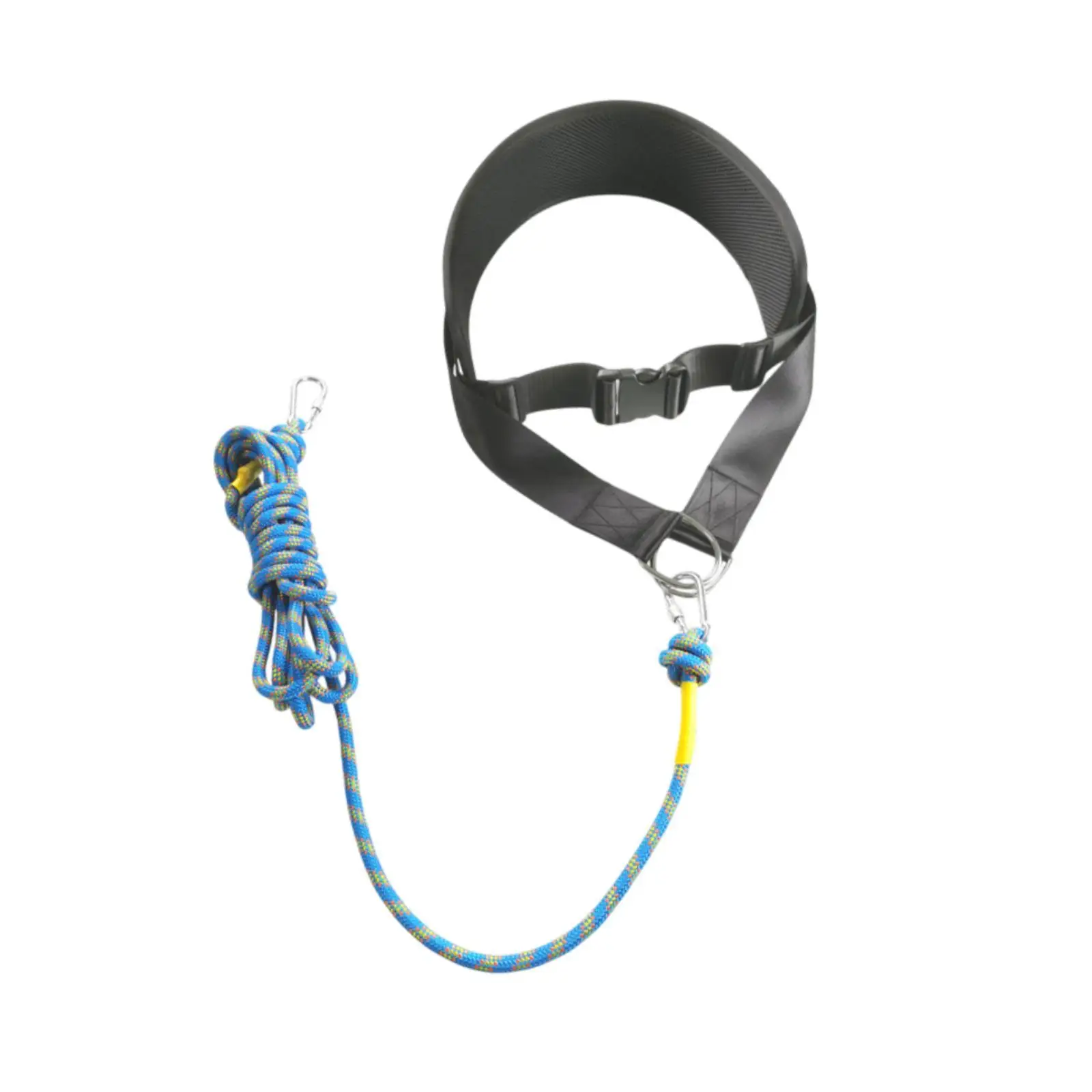 Training Sled Pulling Belt Adjustable Strength Harness Polyester Strap for Tire Pulling Endurance and Fitness