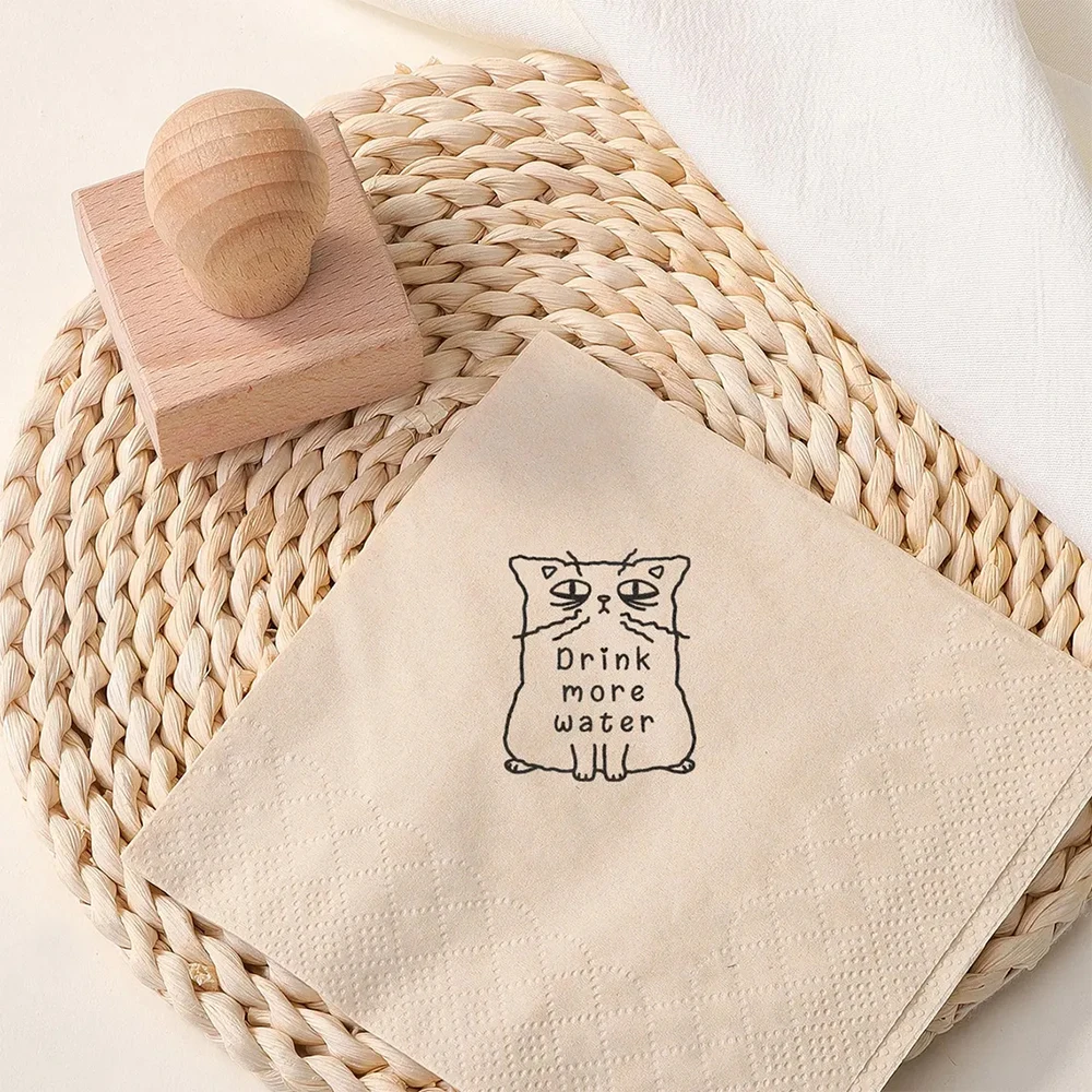 مخصص ختم خشبي ختم شخصية شعار حفل زفاف التعبئة والتغليف ختم عنوان الشركة واسم التحبير الذاتي المطاط ختم الفني