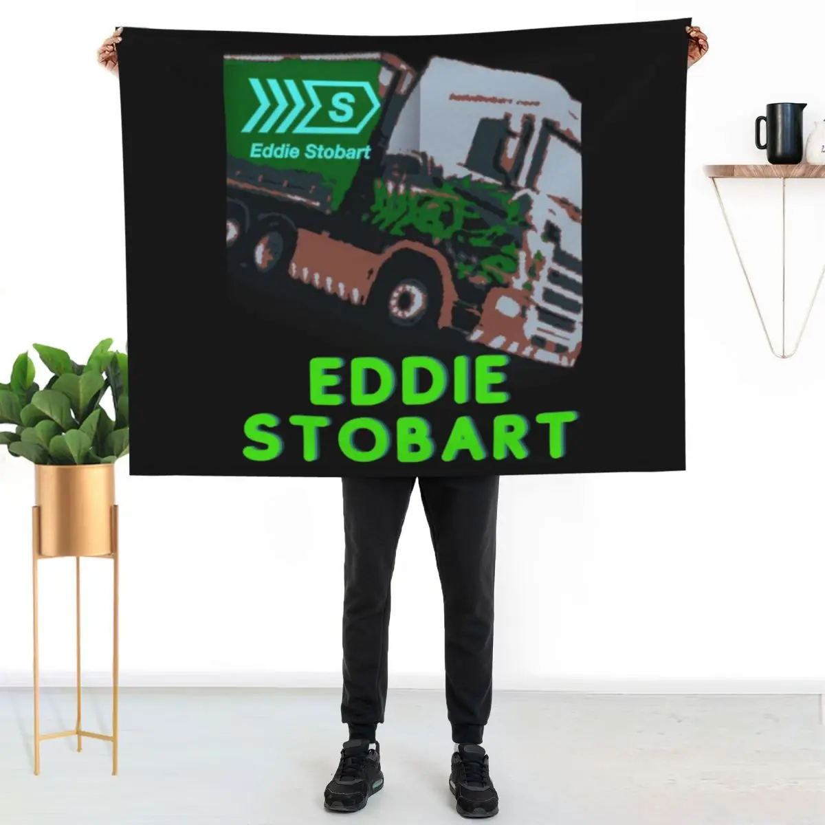 Eddie Stobart Art Throw Blanket Decorative Sofa For Sofa Thin Furrys Travel For Baby Luxury Throw Blankets