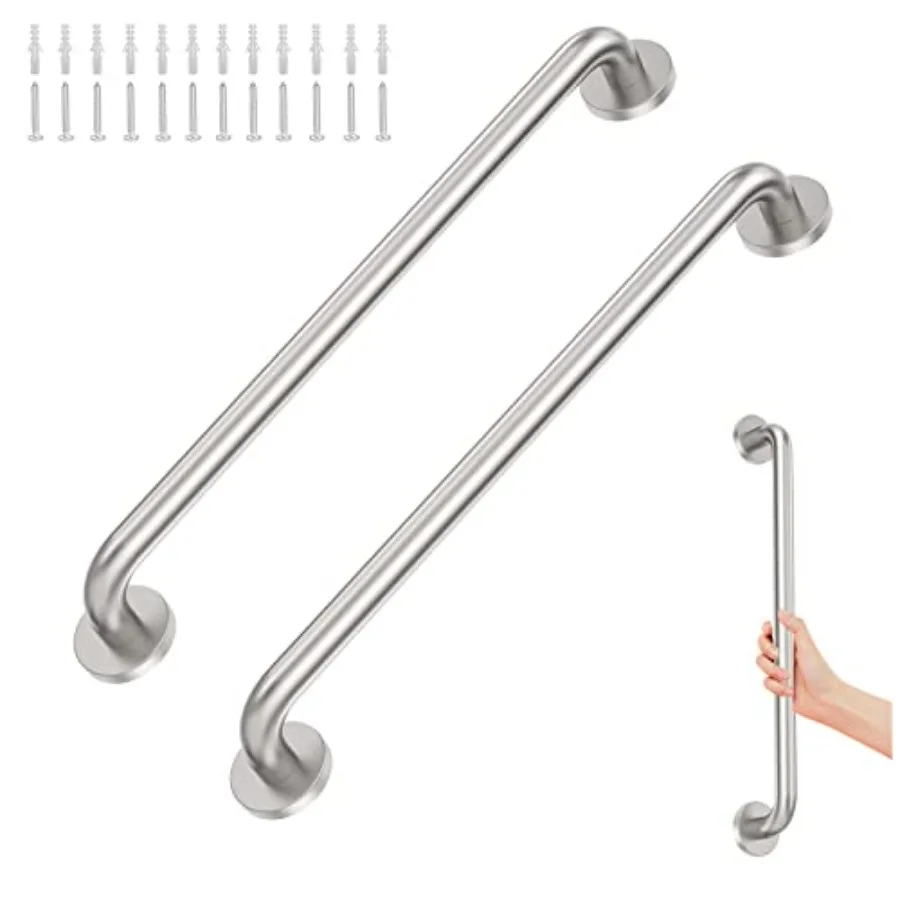 

2 Pack Grab Bars for Shower 1.25 ADA Safety Grab Bars for Bathroom 500 lbs Support 304 Stainless Steel Shower Handle