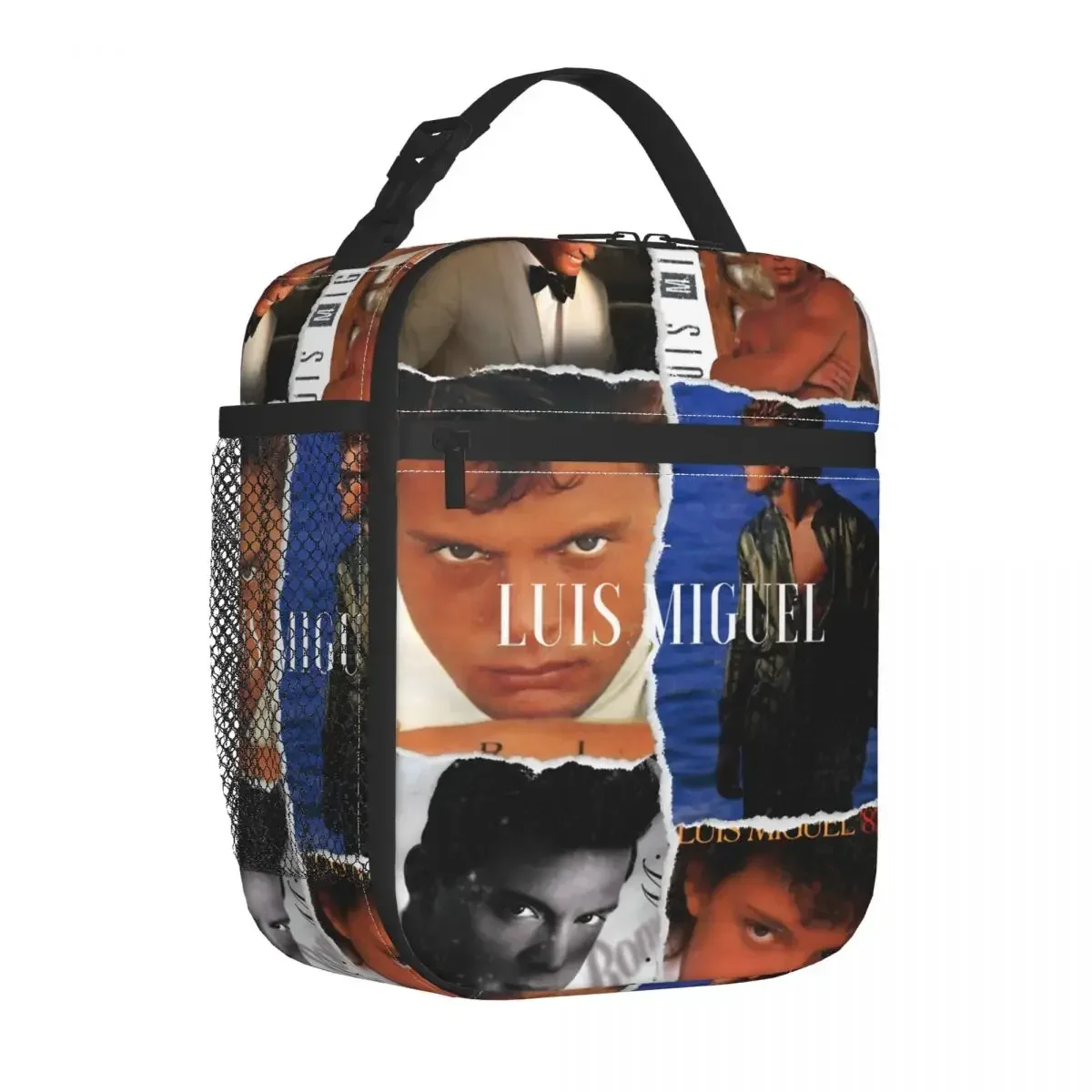 Luis Miguel Albums Thermal Insulated Lunch Bag for Work Portable Bento Box Thermal Cooler Food Box