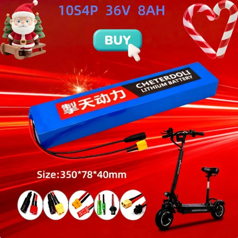 

Replacement Battery for Xiaomi M365 Electric Scooter 36V 10S4P 8000mAh Upgraded Version Range Riding with BMS Protection Board
