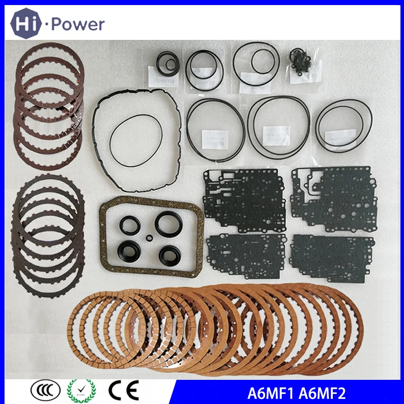 

A6MF1 A6MF2 Auto Transmission Clutch Overhaul Repair kit Friction Plates For kia Hyundai Gearbox Clutch Plate Disc Oil Seal