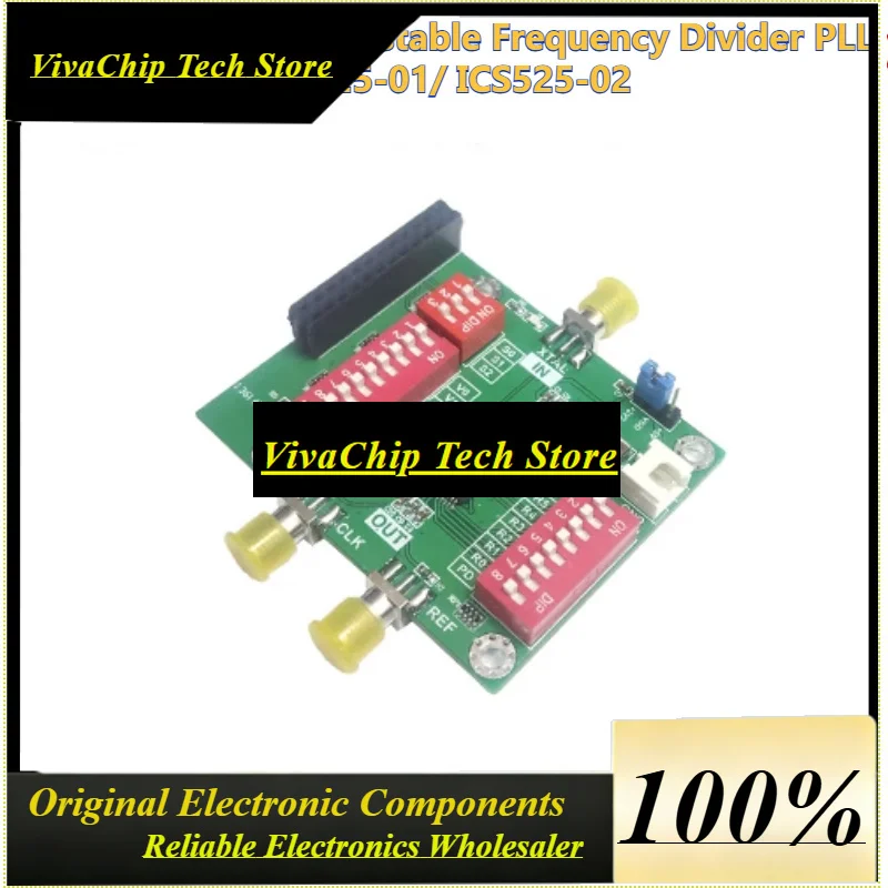 ViVaSICS525 Phase-locked Loop Module, Hardware Adjustable PLL Wideband Phase-locked Loop, Frequency Output KDT525PLL-034