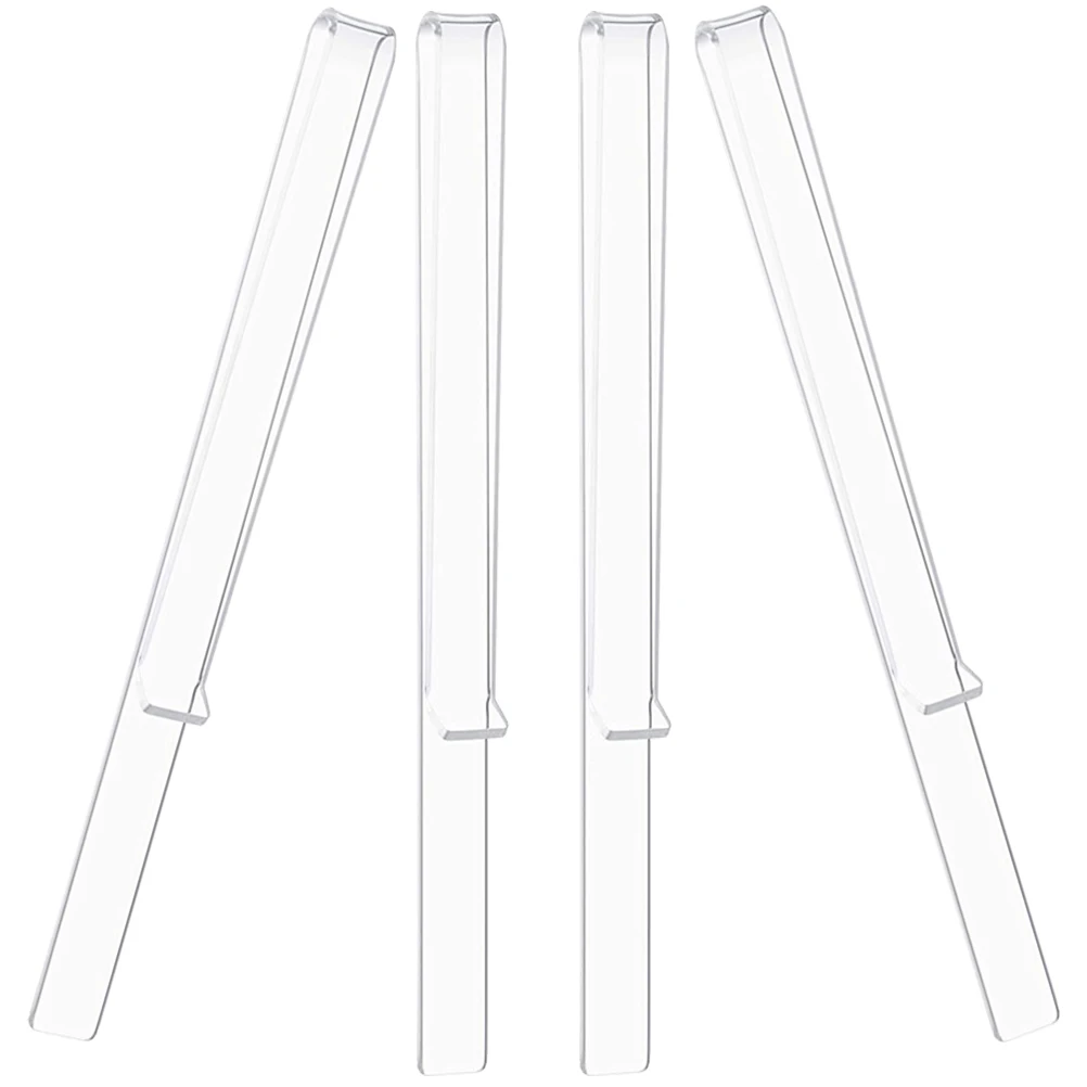 

2 Pairs Acrylic Music Stand Clips Sheet Page Holder Clear Book Clip For Guitar Accessories Transparent Windproof Sheet Music