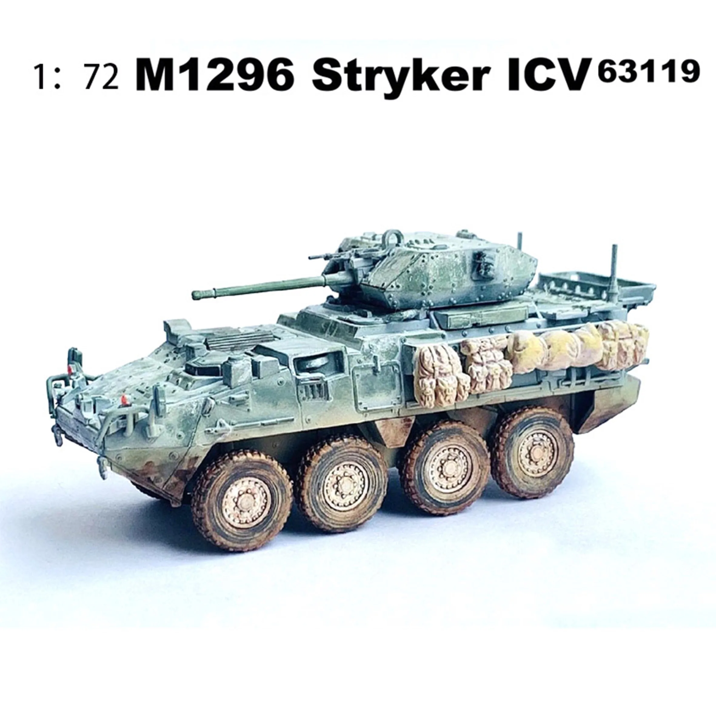 Fine 1/72 63119 American m1296 Stryker armored vehicle model  Obsolete version  Finished product model