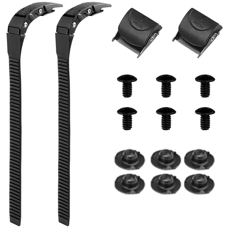 4 set di ricambio per pattini in linea, scarpe da pattinaggio, cinturino energetico, cinturino per pattini, fibbie, viti per uomini, donne, bambini