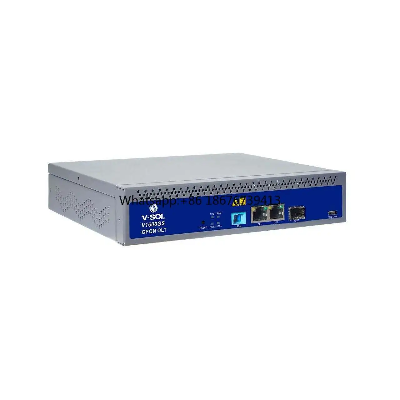 V-SOL V1600GS-ZF Single PON GPON OLT with Built-in PON Module 20KM Reach for FTTH Network