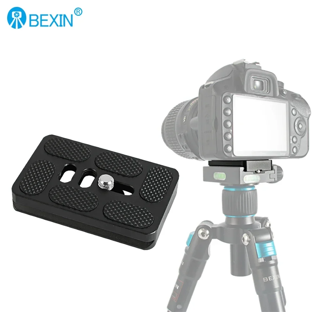 BEXIN DSLR Camera Ball Head Tripod Adapter Mount Quick Shot Clip Plate Arca Swiss Quick Release Plate PU40 PU50 PU60 PU70