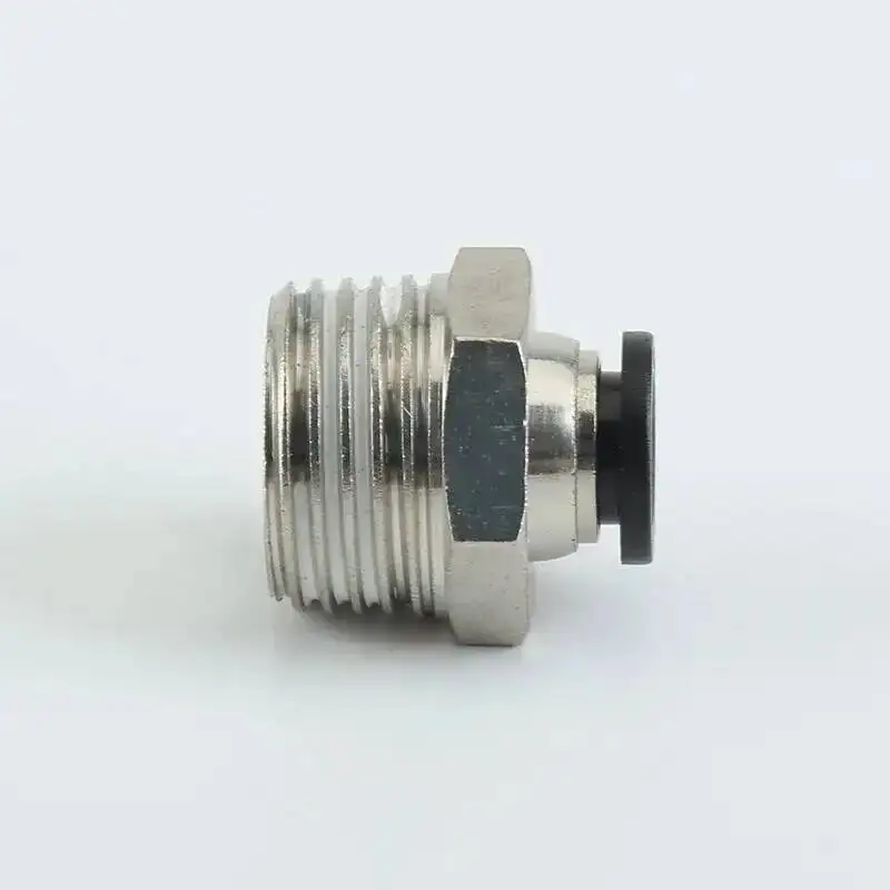 PC14-02 Pneumatic Fittings PC16-03 04 06 Air Connector Quick Insert Connecors Hose Male Thread Straight Pipe Fitting
