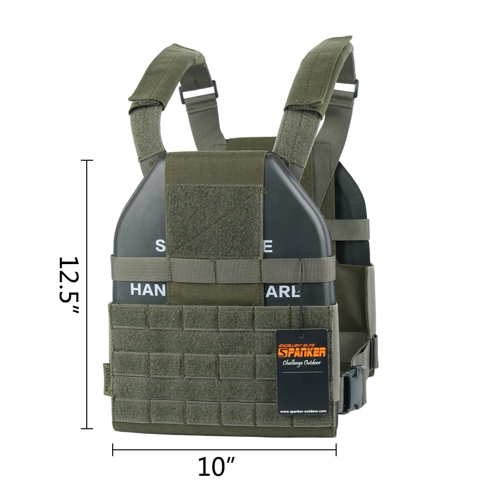 EXCELLENT ELITE SPANKER Tactical Lightweight Vests Molle Plate Carrier Vest  Airsoft Paintball CS Protective Lightweight Vests