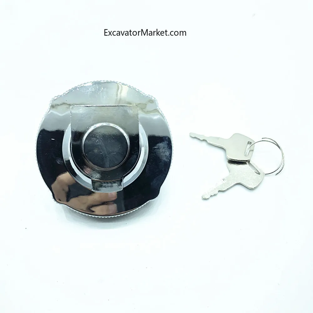 For excavator accessories DOOSAN DH55/60/80-7 DX DAEWOO HYUNDAI -5-7 fuel tank lock cap anti-theft diesel tank cover