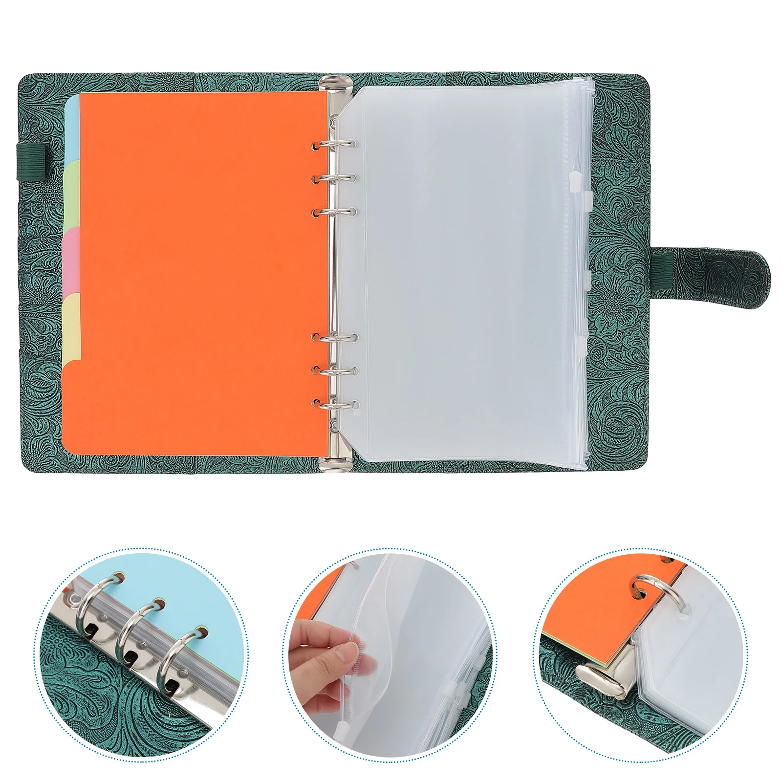 1 set raccoglitore budget organizzatore di denaro comodo contenitore per carte contanti coupon ID set raccoglitore budget contanti A5 di alta qualità