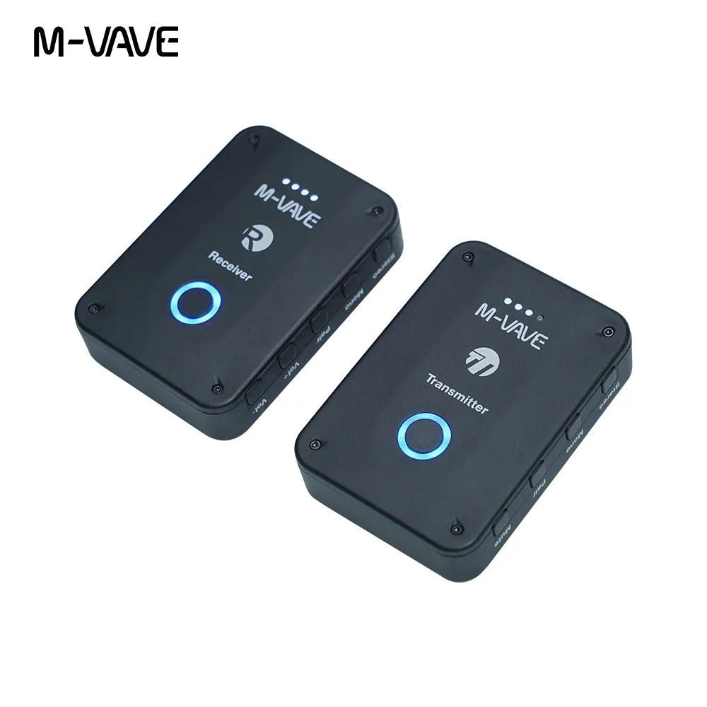 M-vave 2.4G Wireless Earphone Monitor System WP-9 Rechargeable Transmitter Receiver with Volume Control