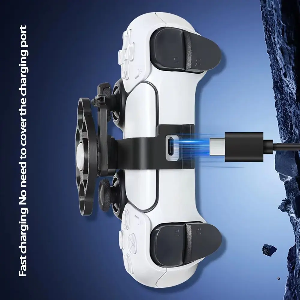 

Mini Joystick Steering Wheel for PS5 and for PS5 Pro/slim Game Controller Auxiliary Replacement Accessories