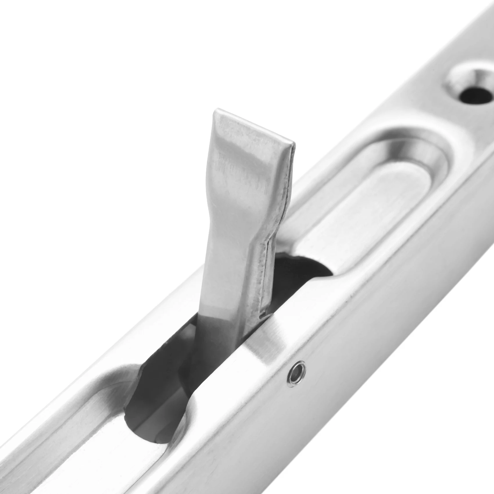 Door Flush Bolt 2 Pcs Door Flush Bolt - 6 Inch Concealed Security Door Lock for French Doors