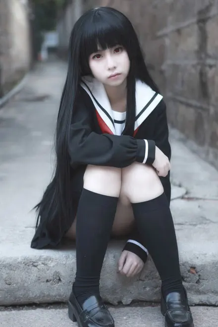plus Size Sailor Suit Women's Cosplay Dr Hell Girl  Transformation JK orm Dr M-to-Fem Transvestite Costume