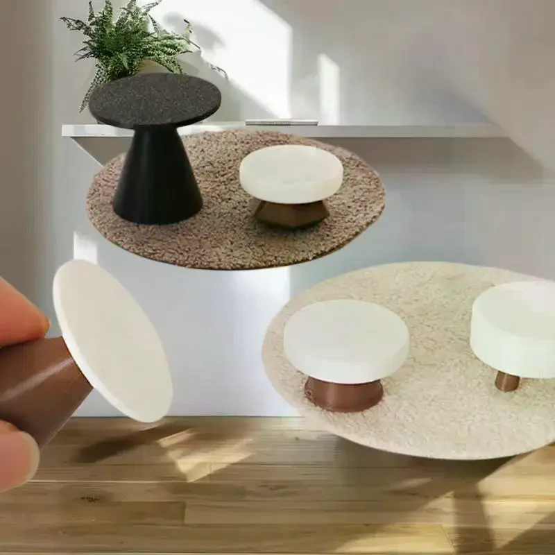 Kit de modelo de mesa para casa de muñecas en miniatura, decoraciones de taburete artesanales, Mini accesorios para el hogar de juguete para casa de muñecas, 4 Uds.
