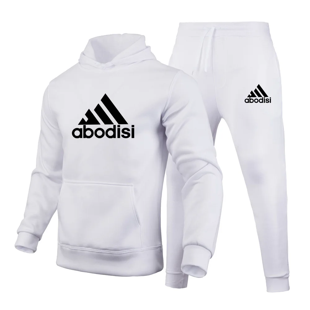 Spring Unisex Sports Hoodies Men Women Cotton Sweatshirt Fashion Sweatpants Y Sets High Quality