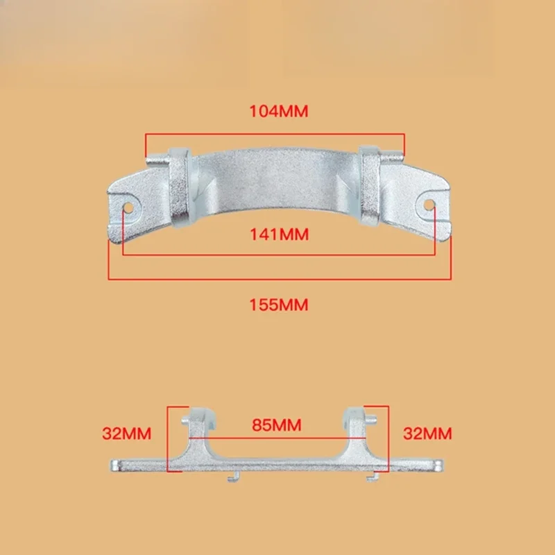 1Pcs For Midea Drum Washer Parts Complete MG70/MG80-1213EDS Original Door Hinge Assembly Door Hinge
