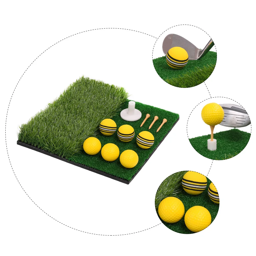 جولف ضرب حصيرة PP النايلون العشب مواد ايفا طوي ممارسة وسادة وسادة الحديقة المعونة الغولف مهارة التدريب