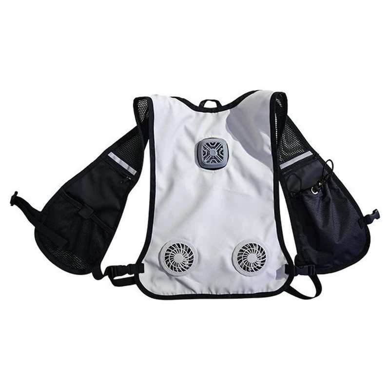 B04B-For Summer For Workers Air Cooling Work Vest, 1PC Semiconductor Refrigeration Cooling Vest For Construction Safety Workwear