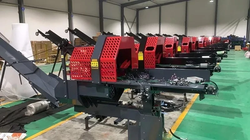 YG Customized CE Approved 50Ton Diesel Powered Log Splitter Firewood Processor Hydraulic Lifting Arms Electric Start for Far