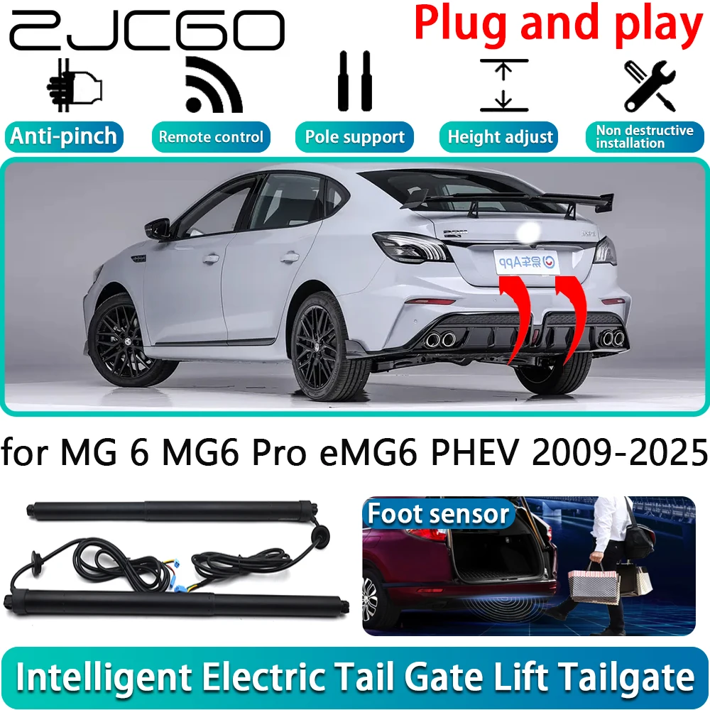 for MG 6 MG6 Pro eMG6 PHEV 2009-2025 Car Electric Powered Tailgate Power Liftgate Automatic Tailgate System With Foot Sensor