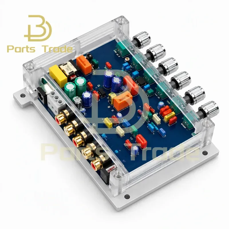 5-Band Tone Control Preamp Board BA3822 Equalizer Tuning Module HiFi Preamplifier Ultra DSP Audio Circuit