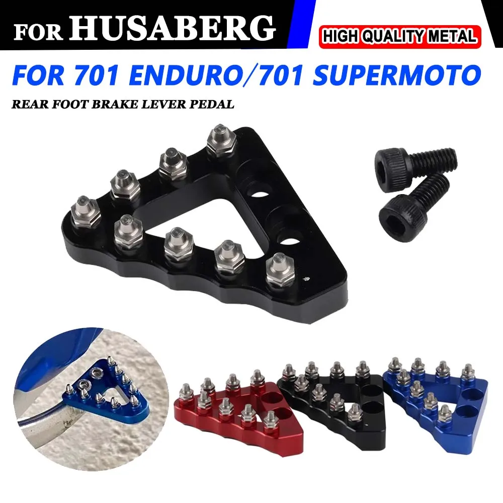 

For Husqvarna 701 ENDURO 701 SUPERMOTO SUPER MOTO 2016 -2022 2023 2024 Motorcycle Accessories Rear Brake Pedal Step Tip Plate