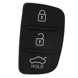 Coque de clé à distance en caoutchouc pour voiture, accessoires de porte-clés, convient pour Hyundai Creta I20, I40, 4.3, son Elantra, feast 35, feast 45, 3 touches