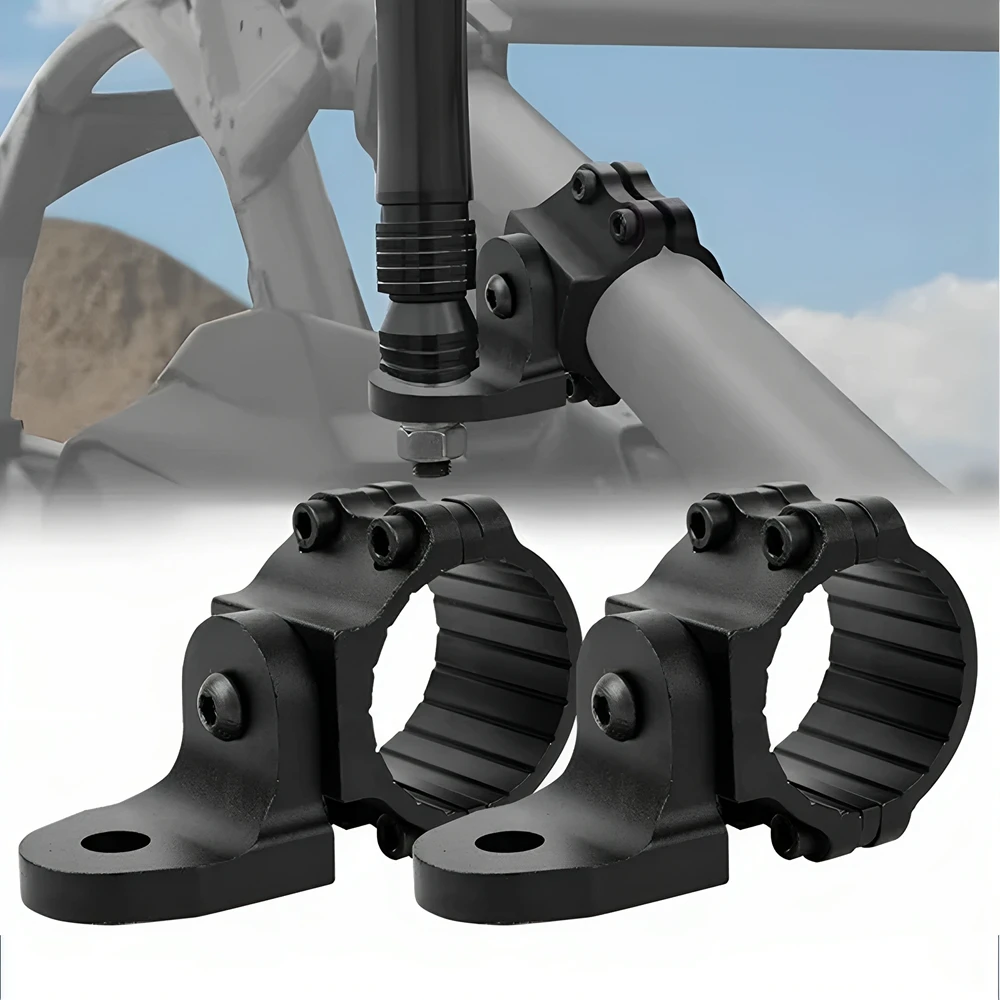 

1PC Light Mount Brackets for UTV ATV RZR 4WD LED Whip Light Flag Mounting 1.75 To 2"Rollbar Cage